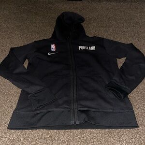 Portland trailblazers zip up hoodie